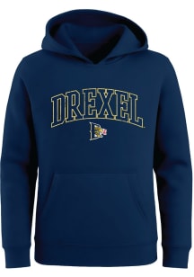 Drexel Dragons Toddler Navy Blue Parker Long Sleeve Hooded Sweatshirt