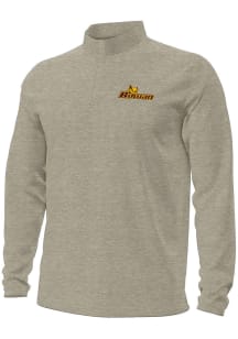 Under Armour Rowan University Mens Beige Primary Logo Long Sleeve Qtr Zip Pullover