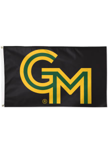 George Mason University Americana 3x5 ft Silk Screen Grommet Flag - Green