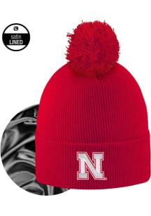 LogoFit Nebraska Cornhuskers Red Monroe Womens Knit Hat