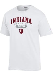 Champion Indiana Hoosiers White Class of 2026 Jersey Short Sleeve T Shirt
