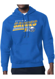 Starter Buffalo Sabres Mens Blue Push Long Sleeve Hoodie