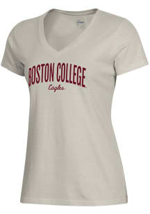 Gear for Sports Boston College Eagles Womens Tan Mia Short Sleeve T-Shirt