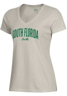 Gear for Sports South Florida Bulls Womens Tan Mia Short Sleeve T-Shirt