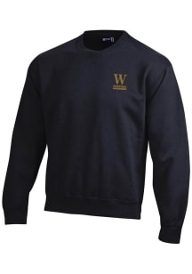 Gear for Sports Wofford Terriers Mens Black Big Cotton Long Sleeve Crew Sweatshirt