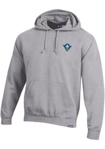 Gear for Sports UNCW Seahawks Mens Grey Big Cotton Long Sleeve Hoodie