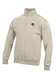 Gear for Sports UAB Blazers Mens Oatmeal Big Cotton Long Sleeve Qtr Zip Pullover