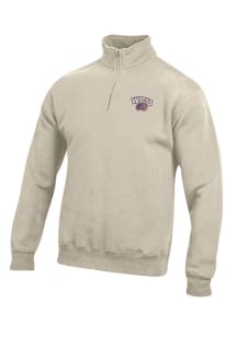 Gear for Sports Western Carolina Mens Oatmeal Big Cotton Long Sleeve Qtr Zip Pullover