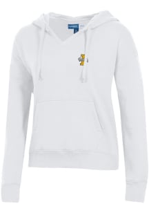 Gear for Sports Idaho Vandals Womens White Big Cotton Hooded Sweatshirt