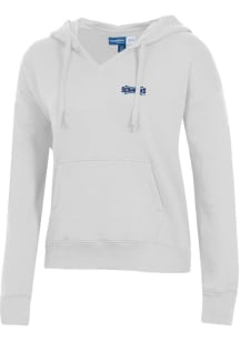 Gear for Sports UNCW Seahawks Womens White Big Cotton Hooded Sweatshirt