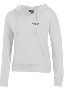 Gear for Sports Slippery Rock Womens White Big Cotton Hooded Sweatshirt