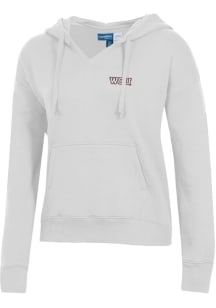 Gear for Sports Western Carolina Womens White Big Cotton Hooded Sweatshirt