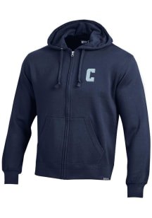 Gear for Sports Columbia University Lions Mens Navy Blue Big Cotton Long Sleeve Full Zip Jacket