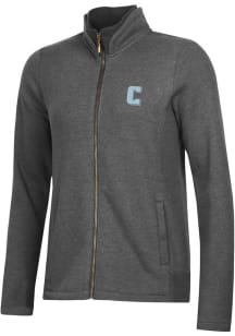 Gear for Sports Columbia University Lions Womens Grey Relaxed Luxe Long Sleeve Full Zip Jacket