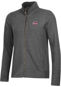 Gear for Sports Massachusetts Minutemen Womens Grey Relaxed Luxe Long Sleeve Full Zip Jacket