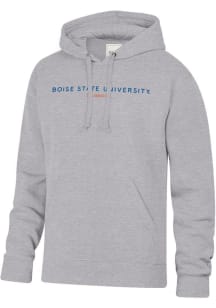 Gear for Sports Boise State Broncos Mens Grey Big Cotton Long Sleeve Hoodie