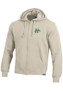 Gear for Sports Cal Poly Humboldt Lumberjacks Mens Oatmeal Big Cotton Long Sleeve Full Zip Jacket
