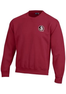 Gear for Sports Florida State Seminoles Mens Red Big Cotton Long Sleeve Crew Sweatshirt
