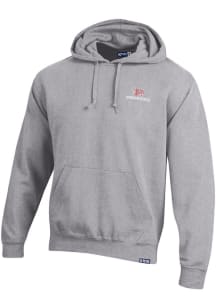 Gear for Sports CSU Chico Wildcats Mens Grey Big Cotton Long Sleeve Hoodie