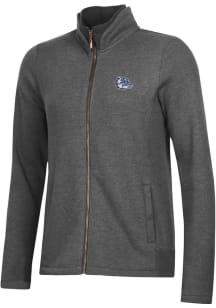 Gear for Sports Gonzaga Bulldogs Womens Grey Relaxed Luxe Long Sleeve Full Zip Jacket
