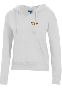 Gear for Sports Southern Mississippi Golden Eagles Womens White Big Cotton Hooded Sweatshirt