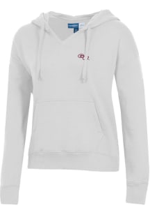 Gear for Sports Gonzaga Bulldogs Womens White Big Cotton Hooded Sweatshirt