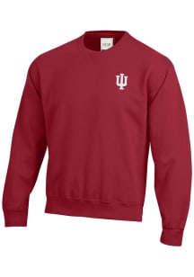 Gear for Sports Indiana Hoosiers Mens Cardinal Big Cotton Long Sleeve Crew Sweatshirt