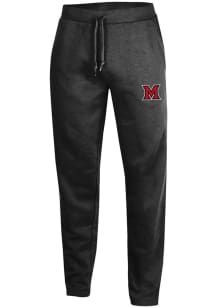 Gear for Sports Miami RedHawks Mens Black Big Cotton Slim Sweatpants