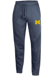 Gear for Sports Michigan Wolverines Mens Blue Big Cotton Slim Sweatpants
