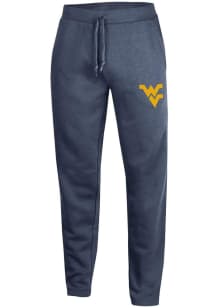 Gear for Sports West Virginia Mountaineers Mens Navy Blue Big Cotton Slim Sweatpants