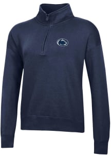 Gear For Sports Penn State Nittany Lions Womens Navy Blue Big Cotton Qtr Zip