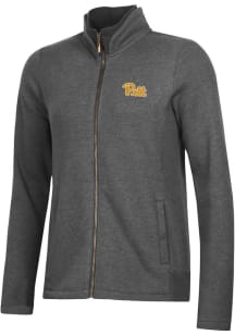 Gear for Sports Pitt Panthers Womens Grey Relaxed Luxe Long Sleeve Full Zip Jacket