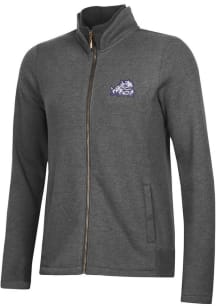 Gear for Sports TCU Horned Frogs Womens Grey Relaxed Luxe Long Sleeve Full Zip Jacket