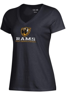 Gear for Sports VCU Rams Womens Black Mia Short Sleeve T-Shirt