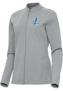 Antigua Detroit Lions Womens Ash Regard Light Weight Jacket