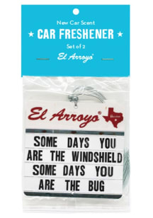 Texas Set of 2 Design Auto Air Fresheners - White