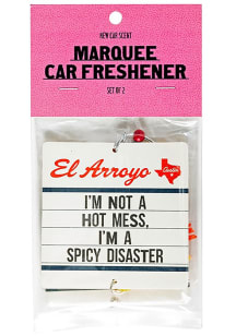 Texas Spicy Disaster 2 Pack Auto Air Fresheners - White