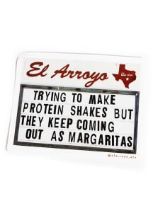 Texas Protein Shakes Stickers - White