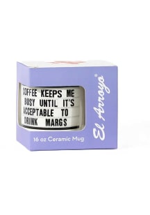 Austin Keeps Me Busy 16 oz Ceramic Mug - White