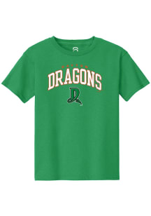 Summit Sportswear Dayton Dragons Youth Kelly Green Arch Mascot Short Sleeve T-Shirt