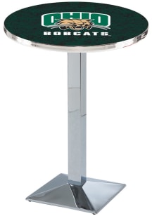 Ohio Bobcats Chrome Square Base Pub Table