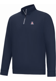 Footjoy Arizona Wildcats Mens Navy Blue Approach Long Sleeve Qtr Zip Pullover