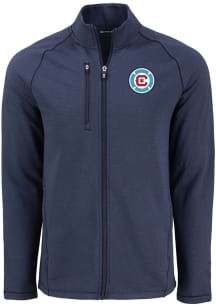 Cutter and Buck Chicago Fire Mens Navy Blue Pehastin Light Weight Jacket