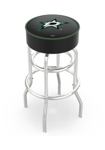 Dallas Stars Double-Ring Swivel Pub Stool - Black