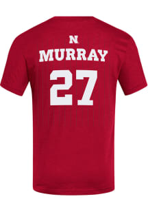 Harper Murray Nebraska Cornhuskers Scarlet Red Volleyball Name and Number Short Sleeve Player T Sh..