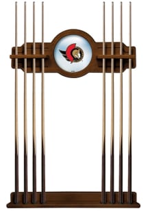 Ottawa Senators Solid Wood Cue Rack Pool Table Accessories