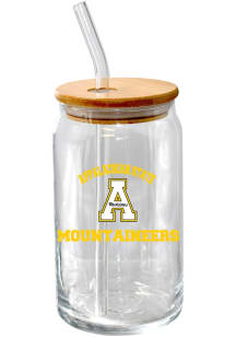 Appalachian State Mountaineers 16oz Pint Glass - Black