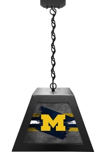 Michigan Wolverines Pendant Black Billiard Lamp
