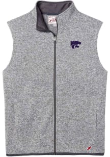 K-State Wildcats Mens Oatmeal Saranac Sleeveless Jacket