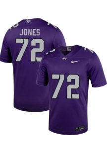 Jackson Jones  Nike TCU Horned Frogs Purple Football NIL Game Football Jersey
